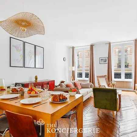 Luxe Parisien Avec Terrasse -2br-6p * Paris